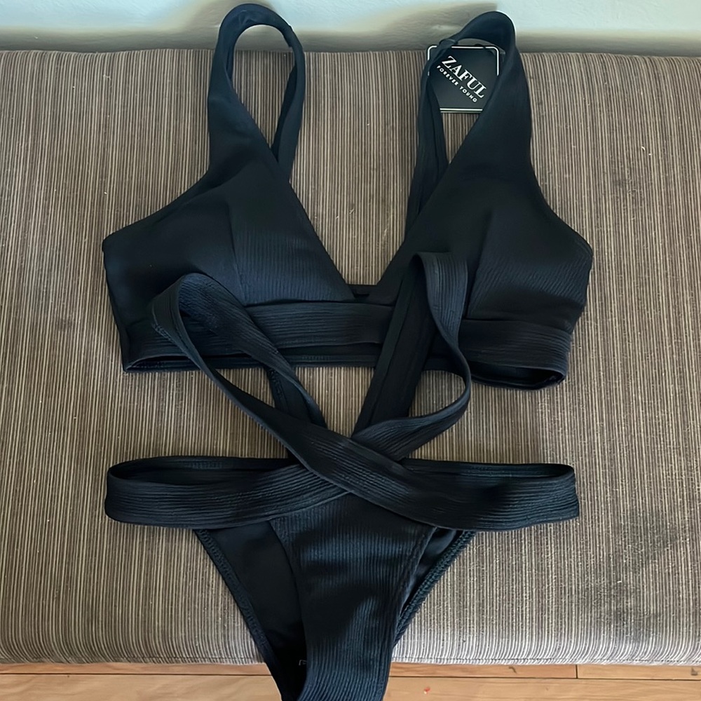 Zaful forever young 2 piece bikini
